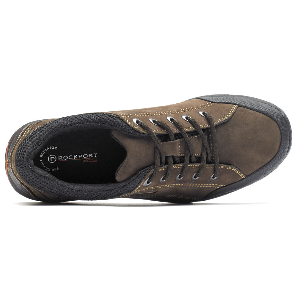 Rockport Singapore Mens Sneakers - Chranson Lace-Up Brown - ZI0932184